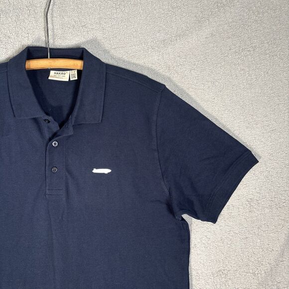 Hakro Men’s XL Polo Shirt‎ Cotton Navy Blue Zeppelin Retro Futurism Steampunk - Picture 5 of 14